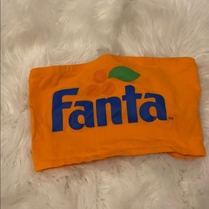 fanta crop top from forever 21